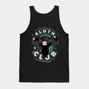 Sloth Fitness Club Workout Gift Tank Top